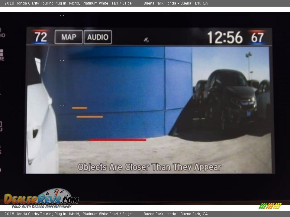 2018 Honda Clarity Touring Plug In Hybrid Platinum White Pearl / Beige Photo #7