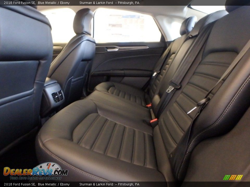 Rear Seat of 2018 Ford Fusion SE Photo #7