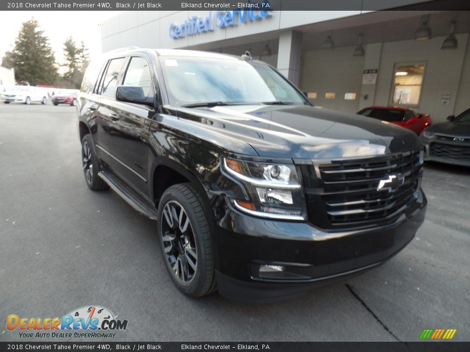 2018 Chevrolet Tahoe Premier 4WD Black / Jet Black Photo #3