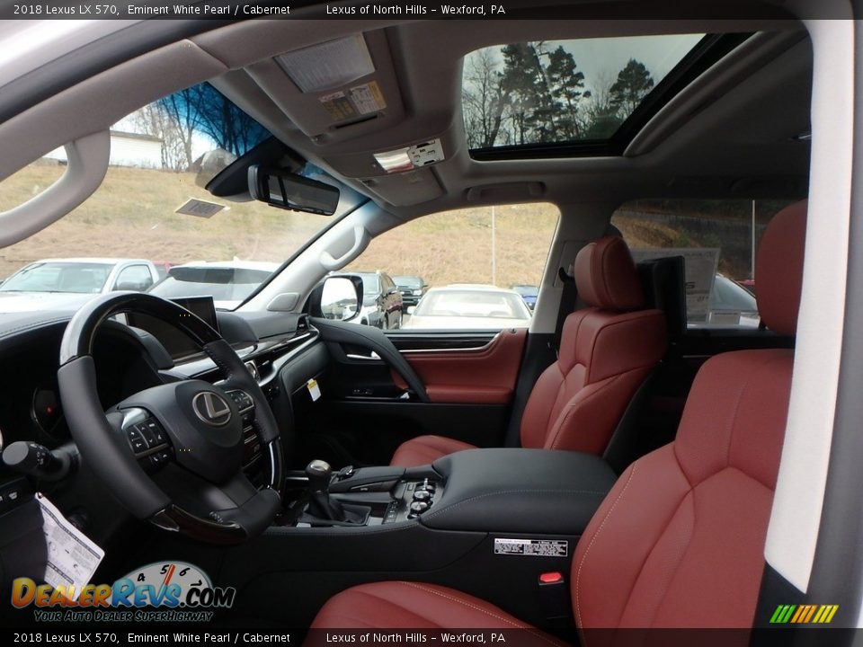 Front Seat of 2018 Lexus LX 570 Photo #7