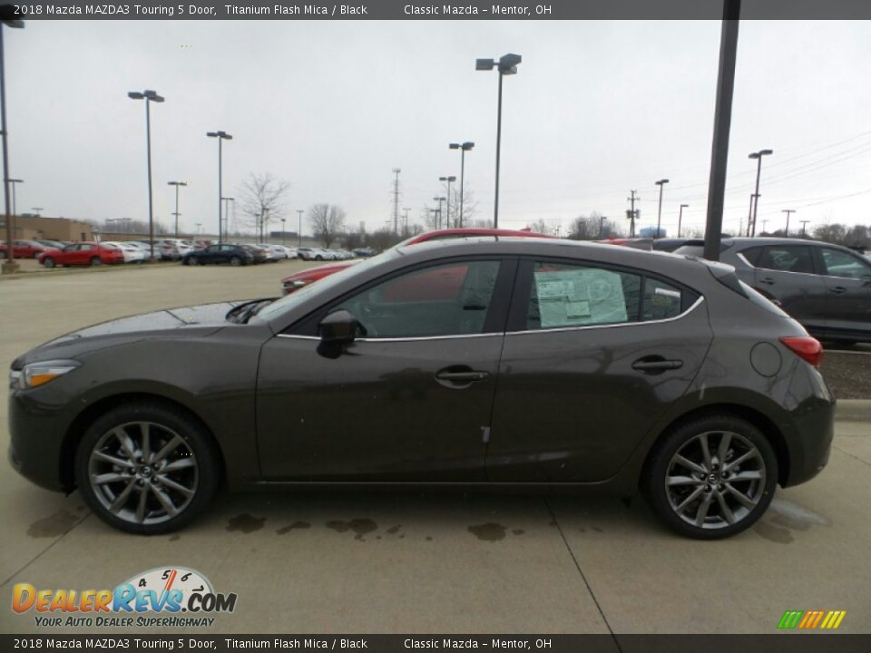 2018 Mazda MAZDA3 Touring 5 Door Titanium Flash Mica / Black Photo #2