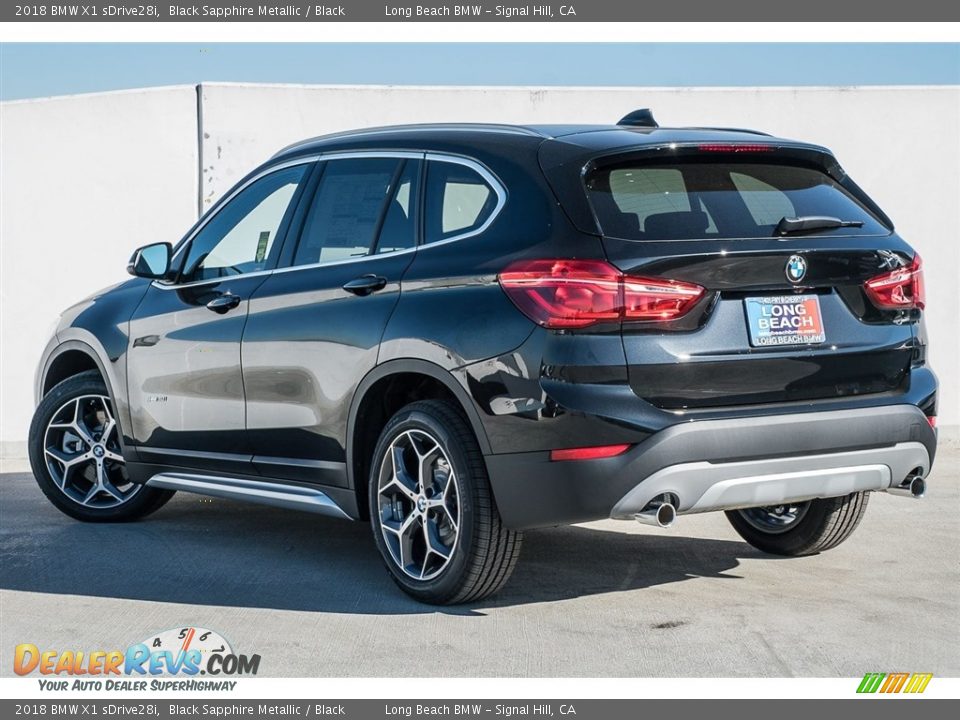 2018 BMW X1 sDrive28i Black Sapphire Metallic / Black Photo #3