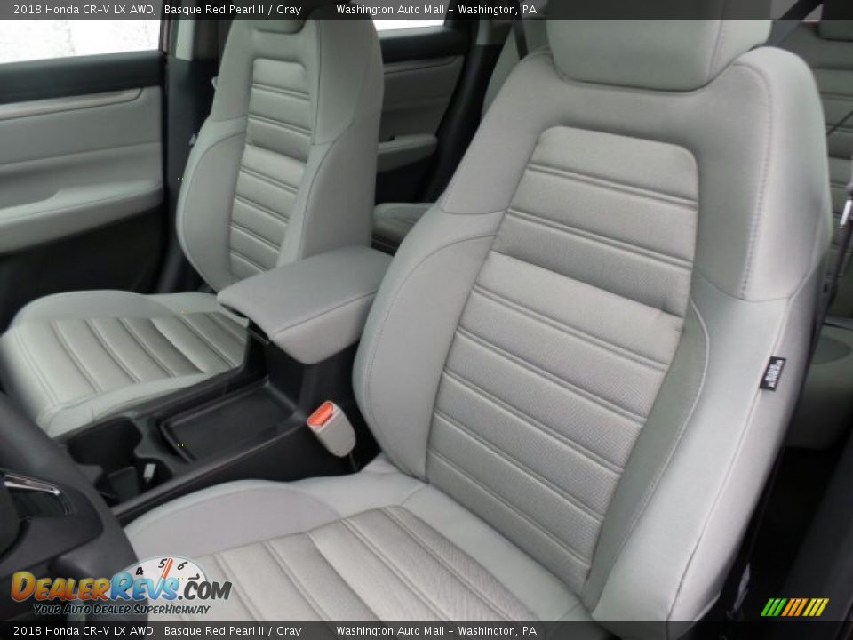 Front Seat of 2018 Honda CR-V LX AWD Photo #9