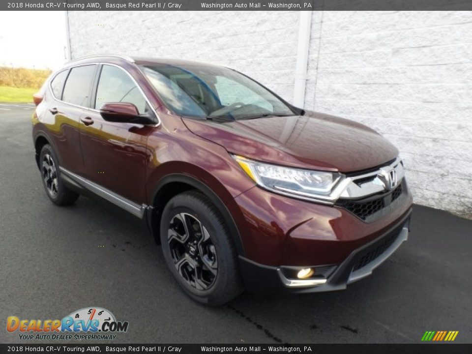 Front 3/4 View of 2018 Honda CR-V Touring AWD Photo #1