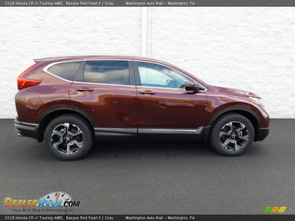 2018 Honda CR-V Touring AWD Basque Red Pearl II / Gray Photo #5