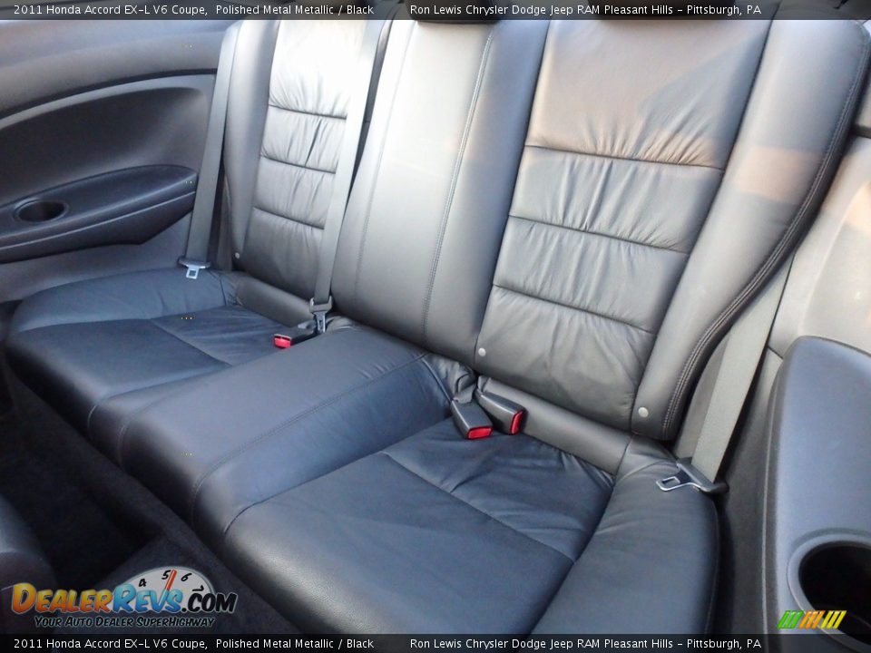 2011 Honda Accord EX-L V6 Coupe Polished Metal Metallic / Black Photo #11