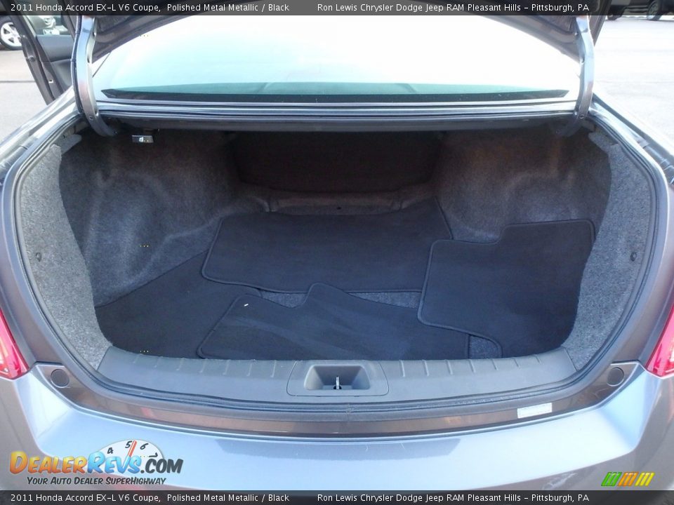2011 Honda Accord EX-L V6 Coupe Polished Metal Metallic / Black Photo #13