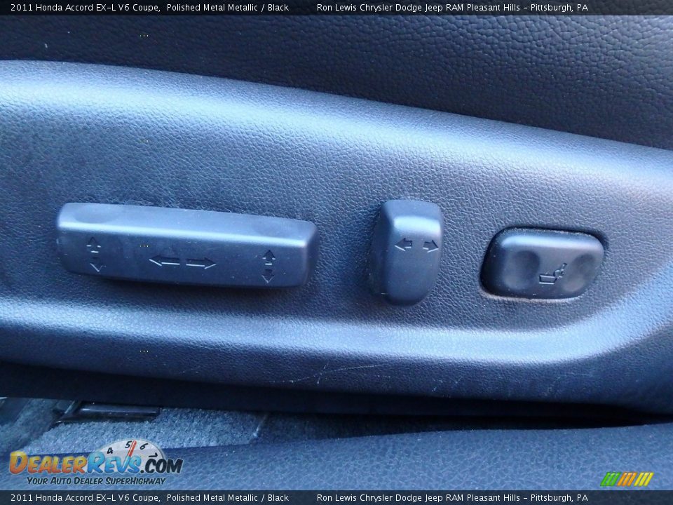 2011 Honda Accord EX-L V6 Coupe Polished Metal Metallic / Black Photo #16