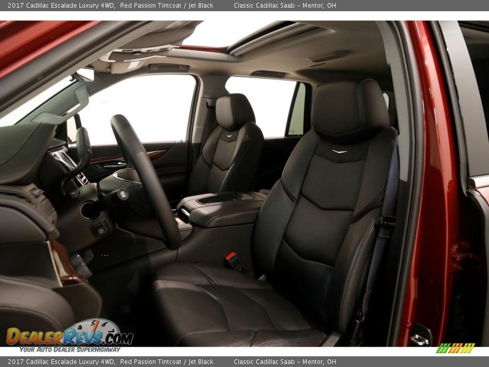 2017 Cadillac Escalade Luxury 4WD Red Passion Tintcoat / Jet Black Photo #7