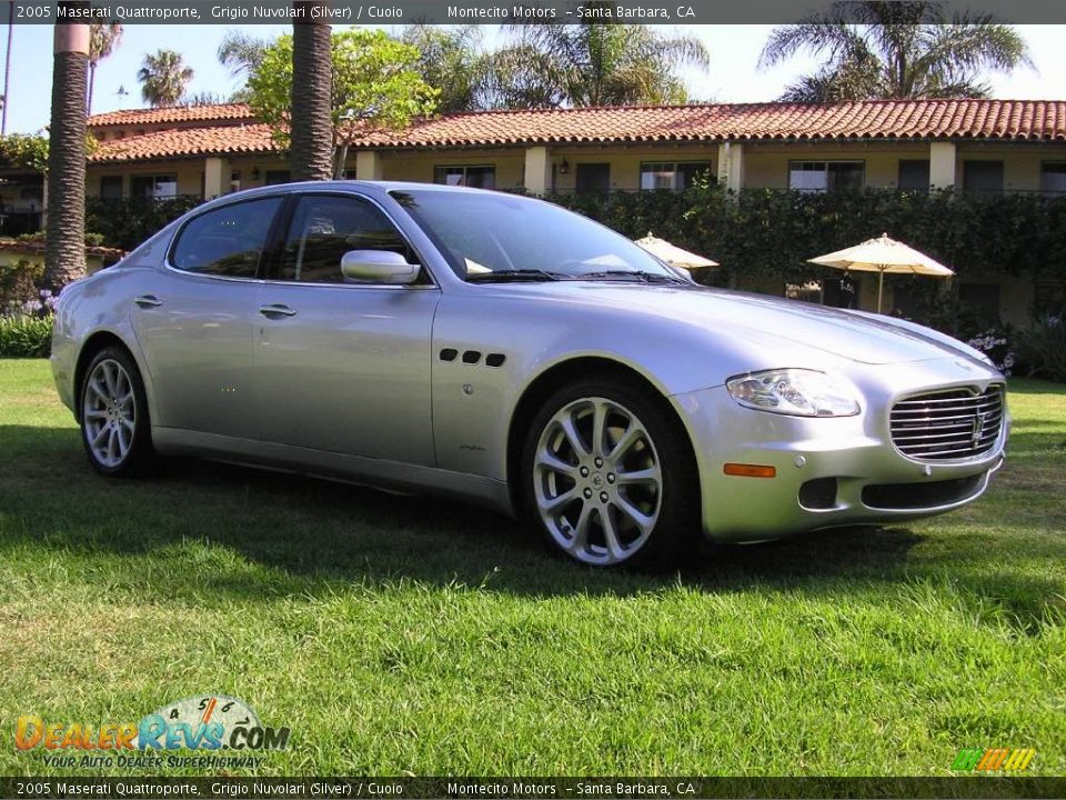 2005 Maserati Quattroporte Grigio Nuvolari (Silver) / Cuoio Photo #2