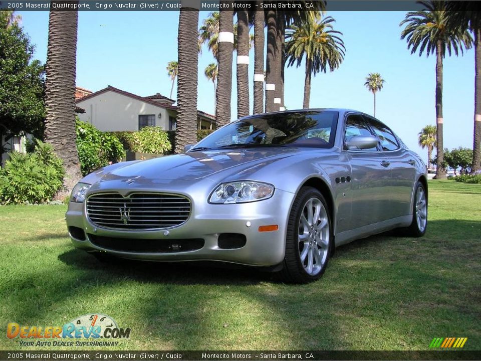 2005 Maserati Quattroporte Grigio Nuvolari (Silver) / Cuoio Photo #4