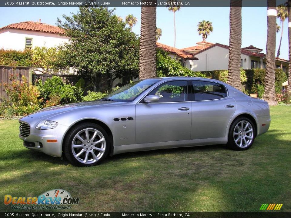 2005 Maserati Quattroporte Grigio Nuvolari (Silver) / Cuoio Photo #5