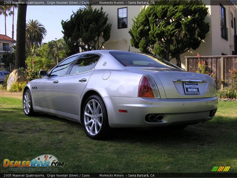 2005 Maserati Quattroporte Grigio Nuvolari (Silver) / Cuoio Photo #11