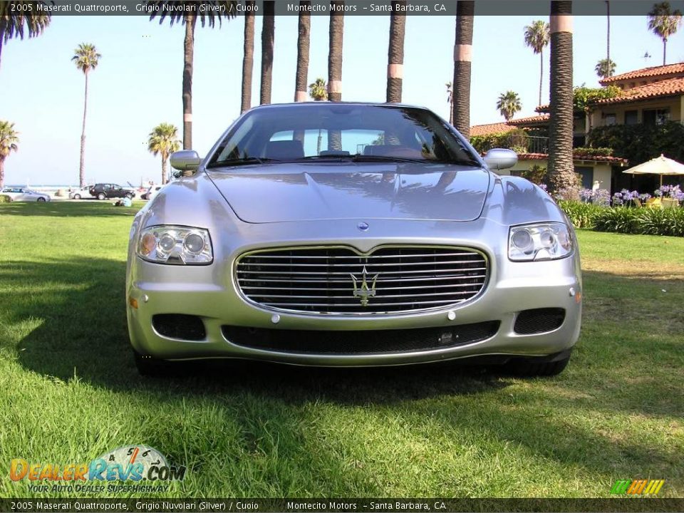 2005 Maserati Quattroporte Grigio Nuvolari (Silver) / Cuoio Photo #13