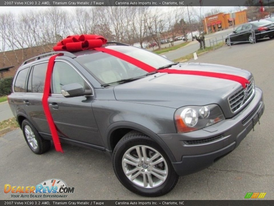 2007 Volvo XC90 3.2 AWD Titanium Gray Metallic / Taupe Photo #1