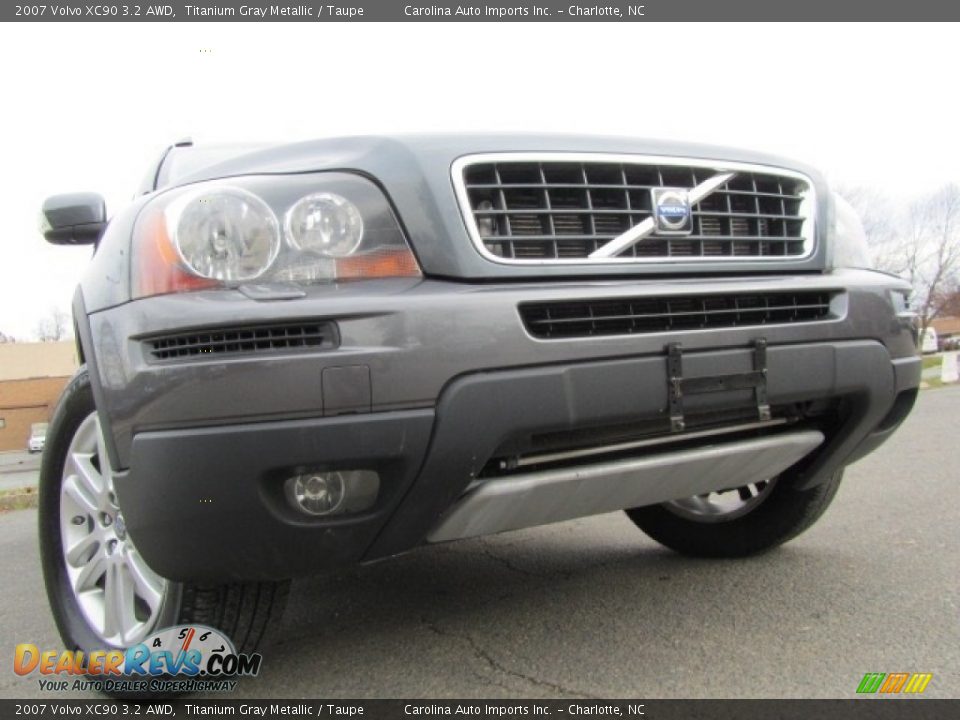 2007 Volvo XC90 3.2 AWD Titanium Gray Metallic / Taupe Photo #2