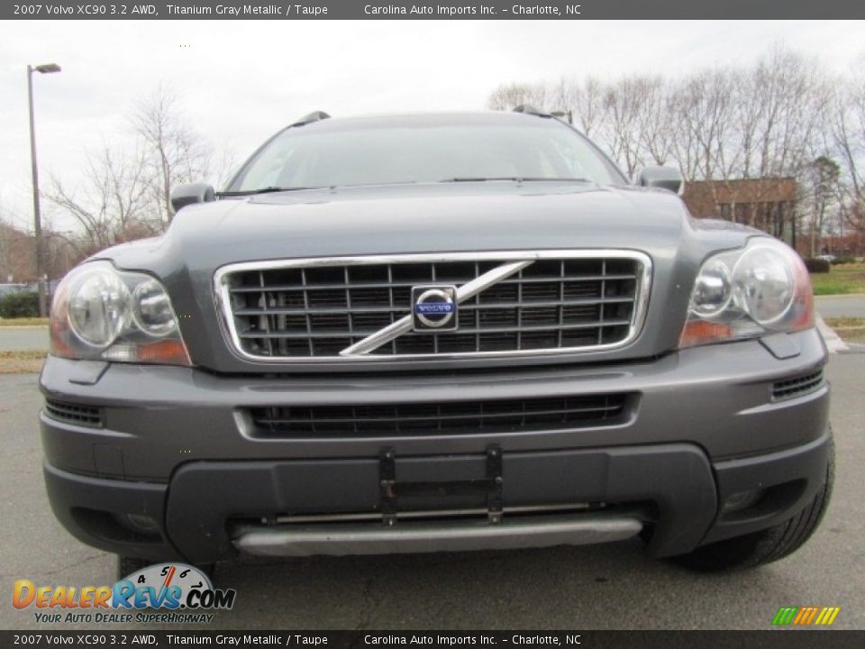 2007 Volvo XC90 3.2 AWD Titanium Gray Metallic / Taupe Photo #4
