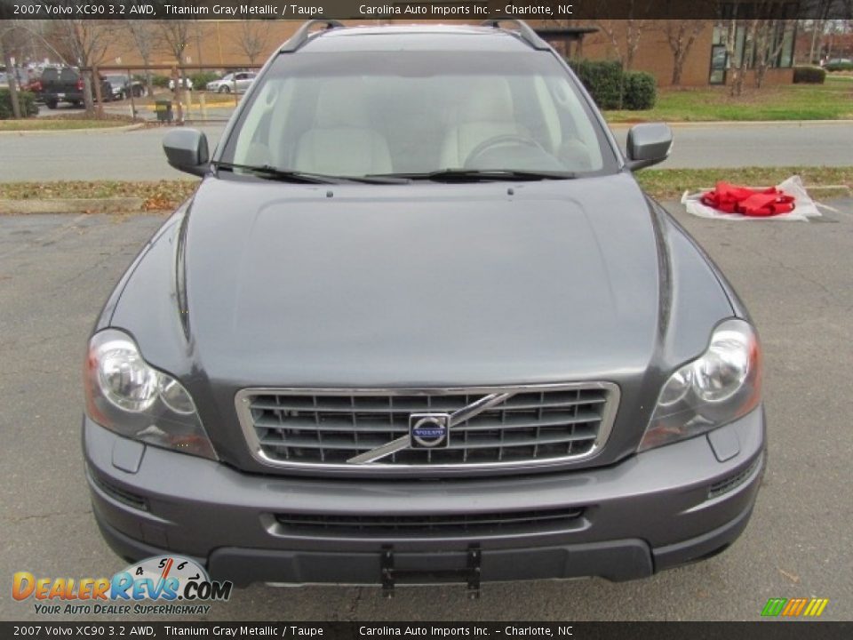 2007 Volvo XC90 3.2 AWD Titanium Gray Metallic / Taupe Photo #5