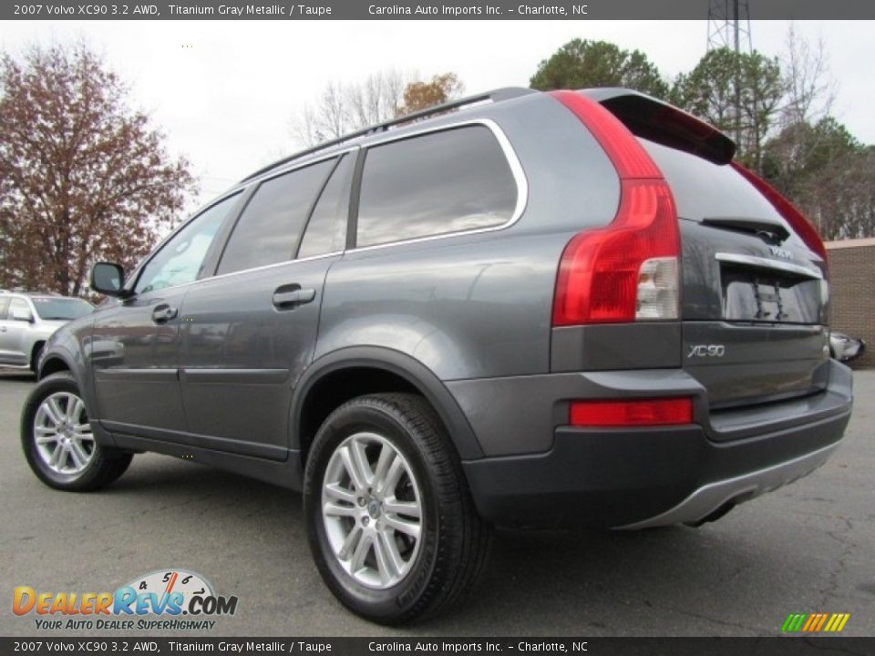 2007 Volvo XC90 3.2 AWD Titanium Gray Metallic / Taupe Photo #8