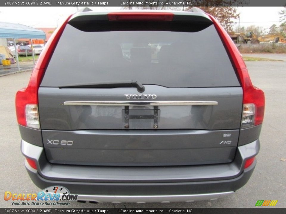 2007 Volvo XC90 3.2 AWD Titanium Gray Metallic / Taupe Photo #9