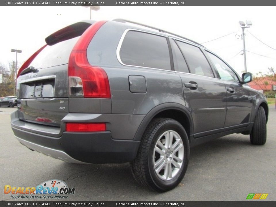 2007 Volvo XC90 3.2 AWD Titanium Gray Metallic / Taupe Photo #10