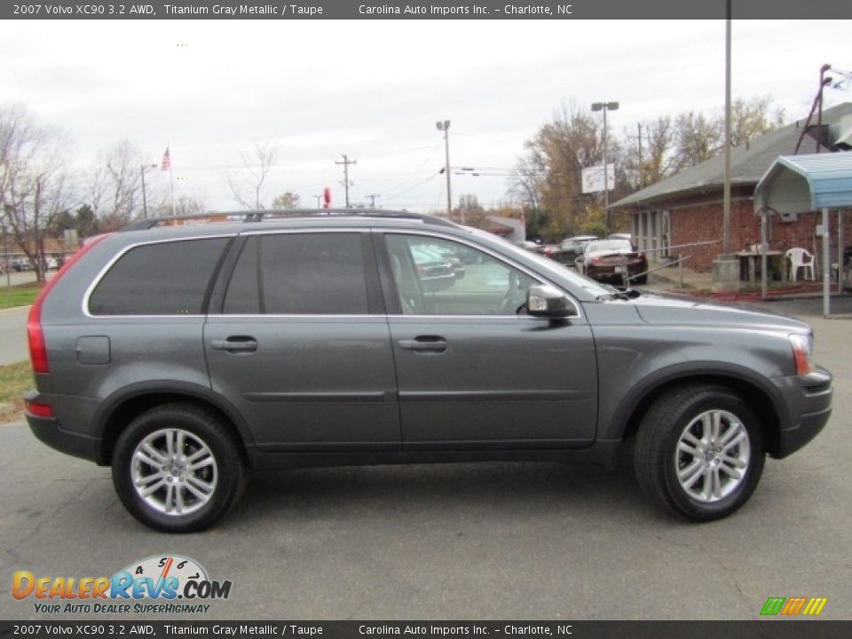 2007 Volvo XC90 3.2 AWD Titanium Gray Metallic / Taupe Photo #11