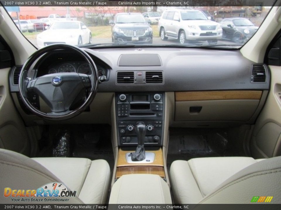 2007 Volvo XC90 3.2 AWD Titanium Gray Metallic / Taupe Photo #13