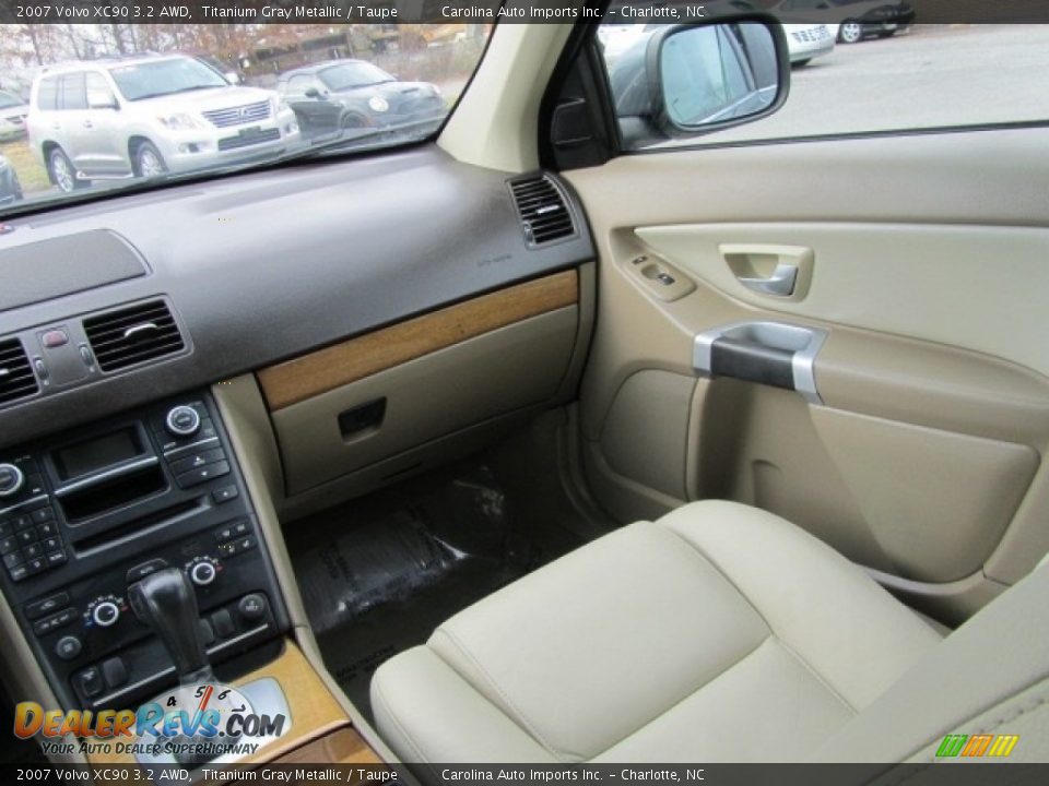 2007 Volvo XC90 3.2 AWD Titanium Gray Metallic / Taupe Photo #14
