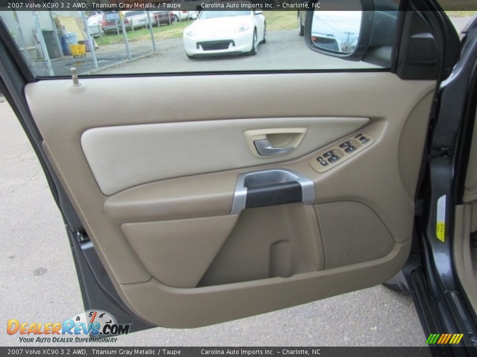 2007 Volvo XC90 3.2 AWD Titanium Gray Metallic / Taupe Photo #17