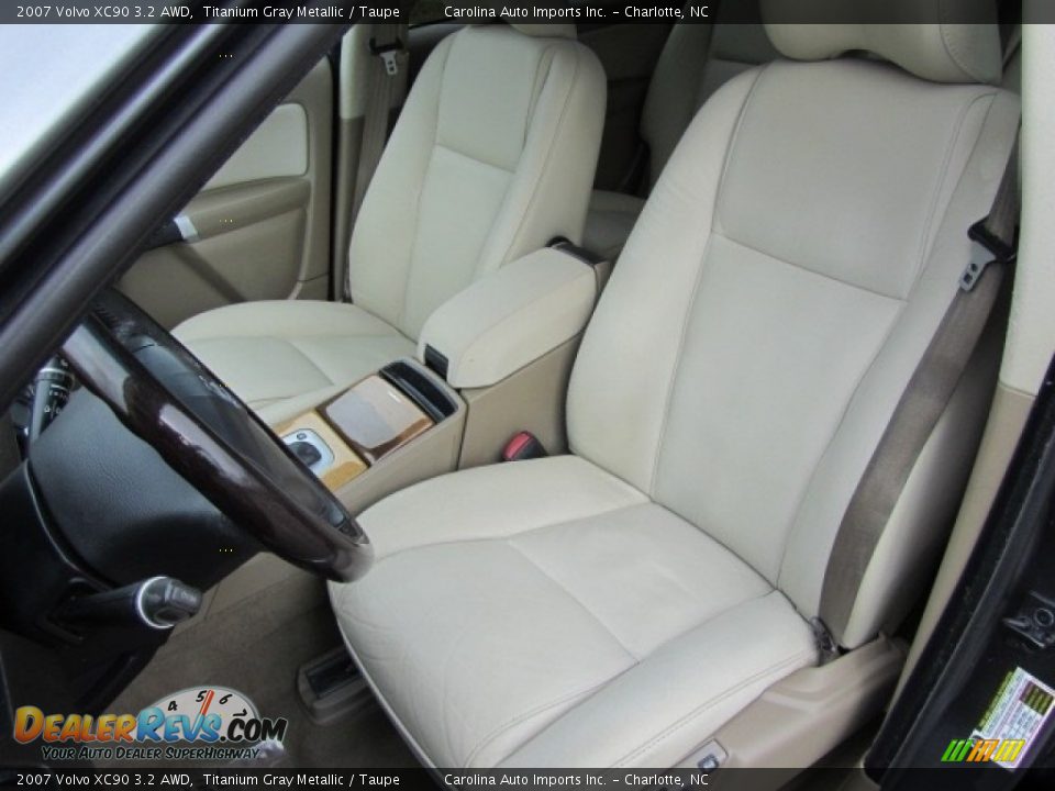 2007 Volvo XC90 3.2 AWD Titanium Gray Metallic / Taupe Photo #18