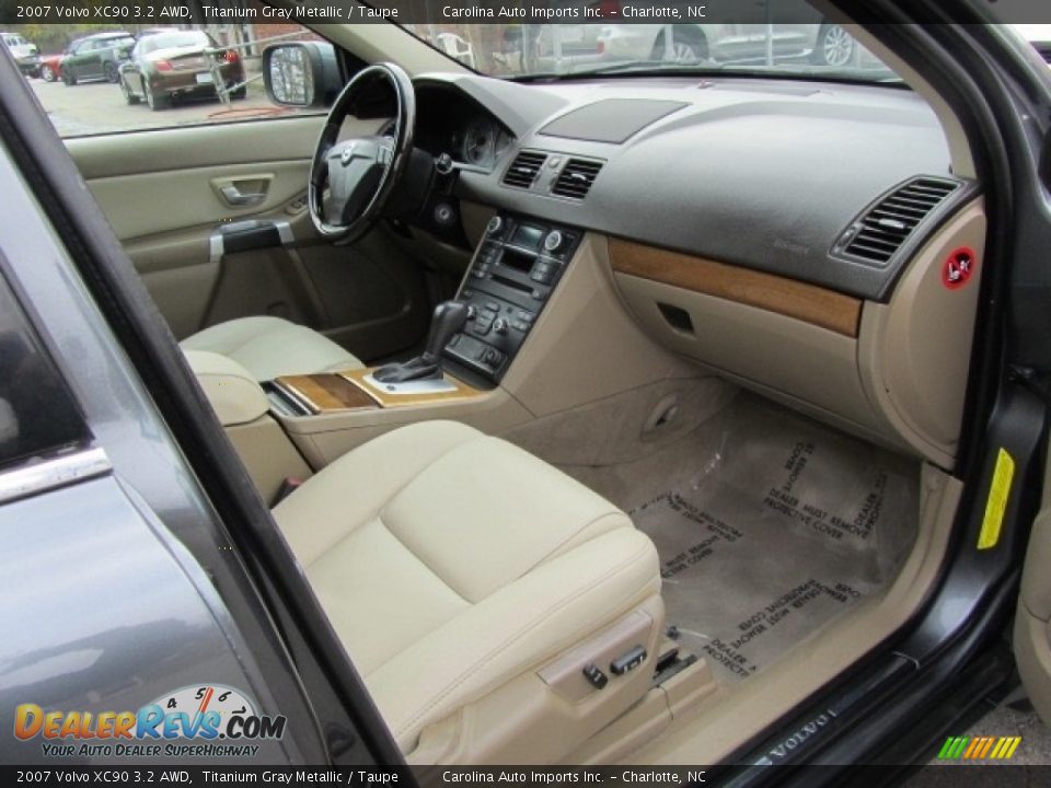 2007 Volvo XC90 3.2 AWD Titanium Gray Metallic / Taupe Photo #21