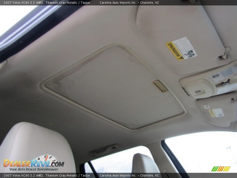 2007 Volvo XC90 3.2 AWD Titanium Gray Metallic / Taupe Photo #23