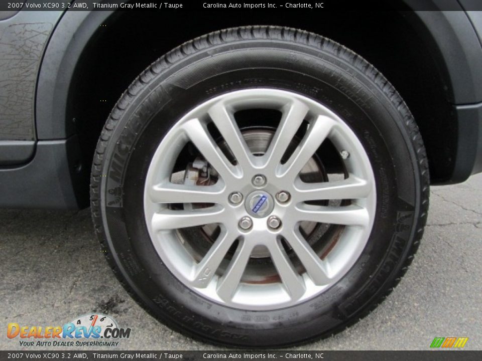 2007 Volvo XC90 3.2 AWD Titanium Gray Metallic / Taupe Photo #26