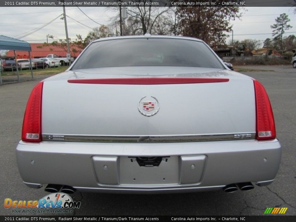 2011 Cadillac DTS Premium Radiant Silver Metallic / Titanium/Dark Titanium Accents Photo #9
