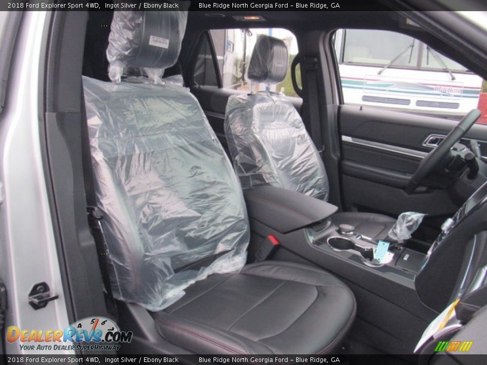 Ebony Black Interior - 2018 Ford Explorer Sport 4WD Photo #11