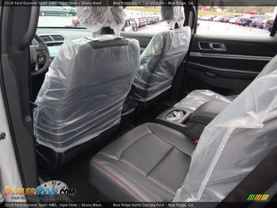 Rear Seat of 2018 Ford Explorer Sport 4WD Photo #12