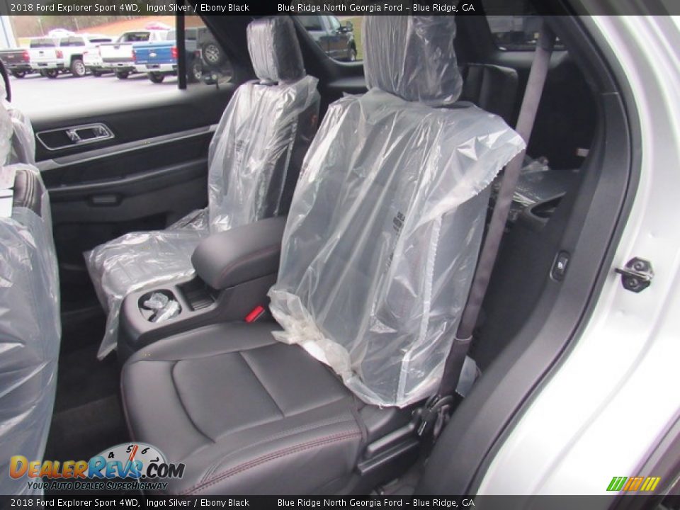 Rear Seat of 2018 Ford Explorer Sport 4WD Photo #13