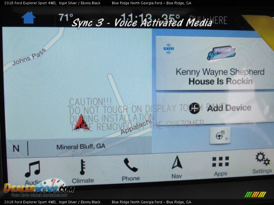 Navigation of 2018 Ford Explorer Sport 4WD Photo #21