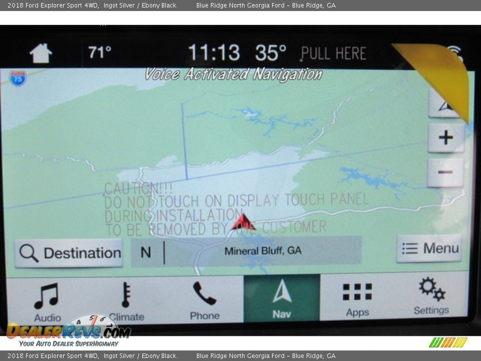 Navigation of 2018 Ford Explorer Sport 4WD Photo #22