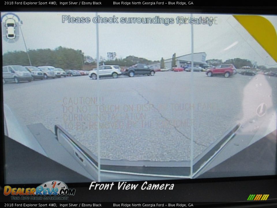 2018 Ford Explorer Sport 4WD Ingot Silver / Ebony Black Photo #24