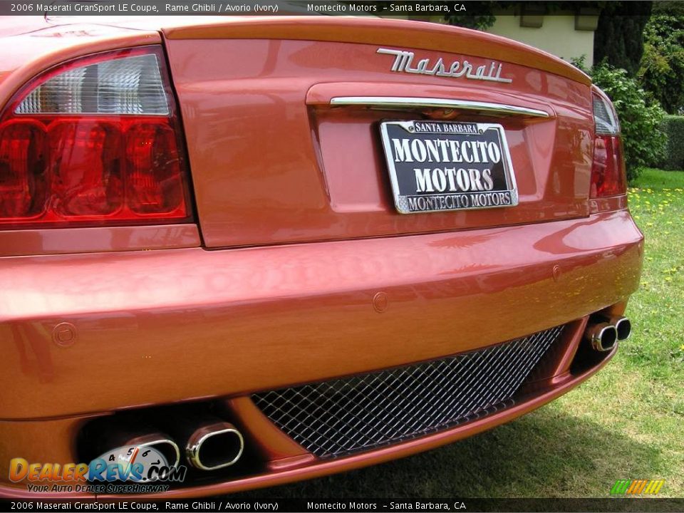 2006 Maserati GranSport LE Coupe Rame Ghibli / Avorio (Ivory) Photo #13