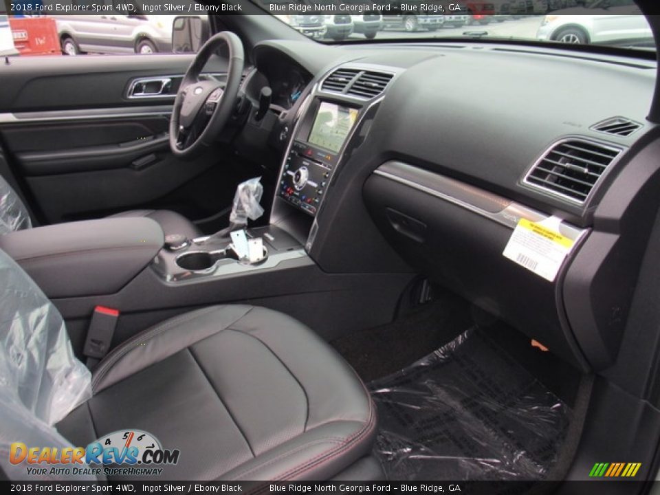 Ebony Black Interior - 2018 Ford Explorer Sport 4WD Photo #32