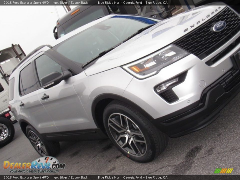 Ingot Silver 2018 Ford Explorer Sport 4WD Photo #34