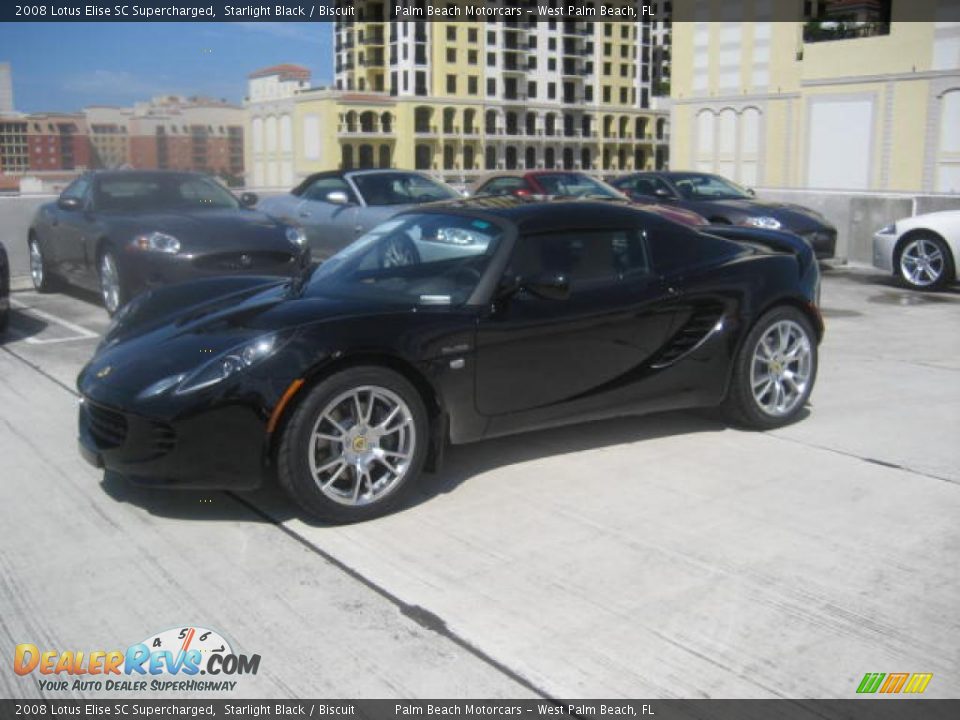 2008 Lotus Elise SC Supercharged Starlight Black / Biscuit Photo #1