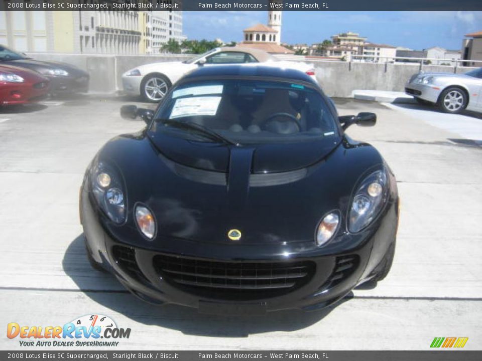 2008 Lotus Elise SC Supercharged Starlight Black / Biscuit Photo #2