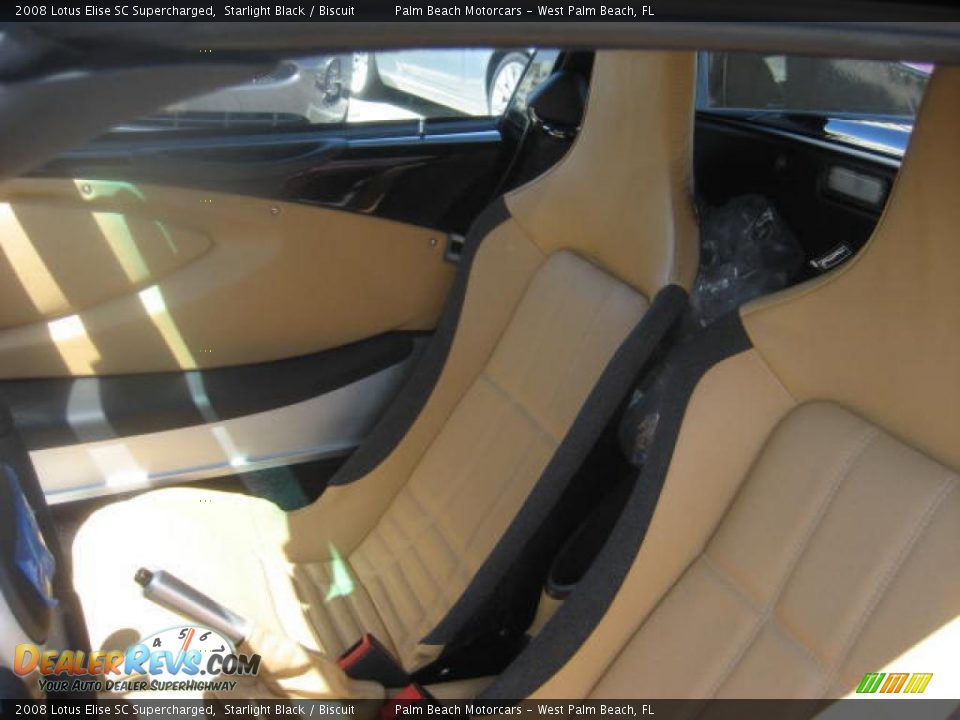 2008 Lotus Elise SC Supercharged Starlight Black / Biscuit Photo #7
