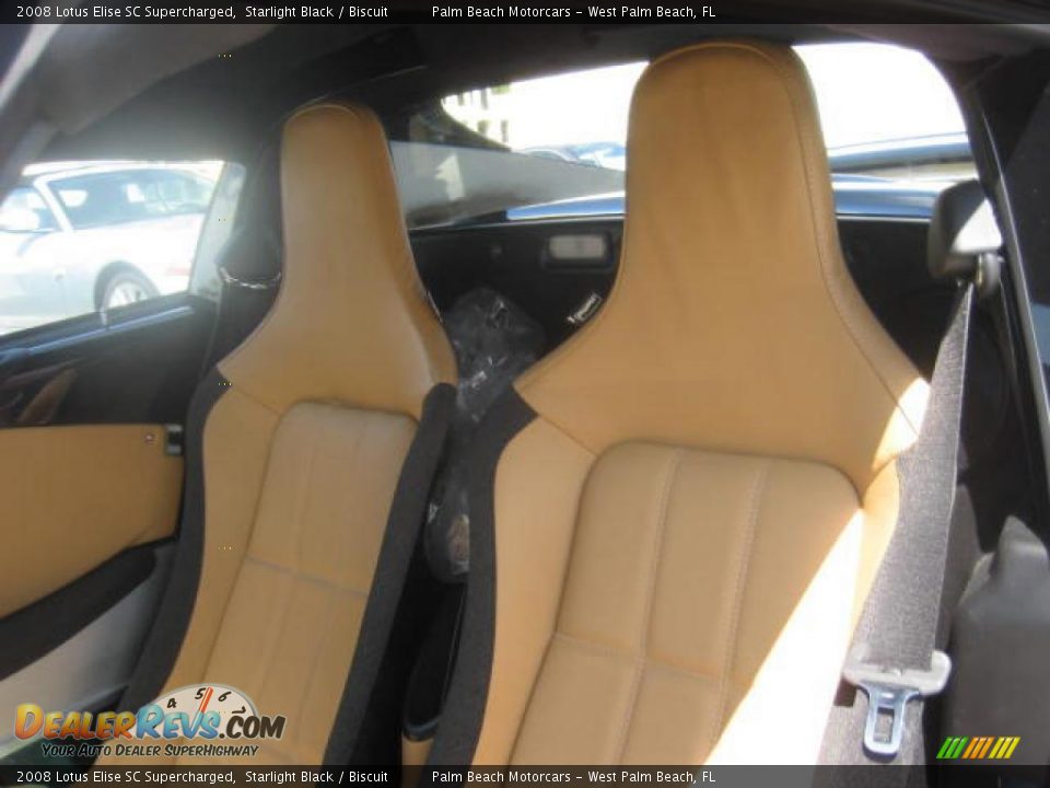 2008 Lotus Elise SC Supercharged Starlight Black / Biscuit Photo #8
