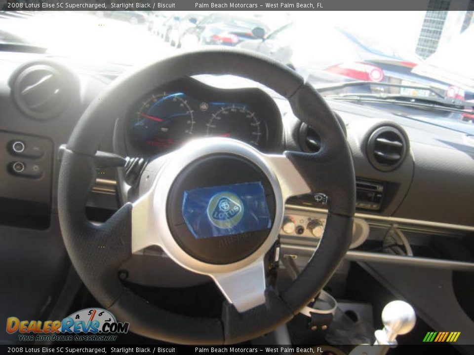 2008 Lotus Elise SC Supercharged Starlight Black / Biscuit Photo #9