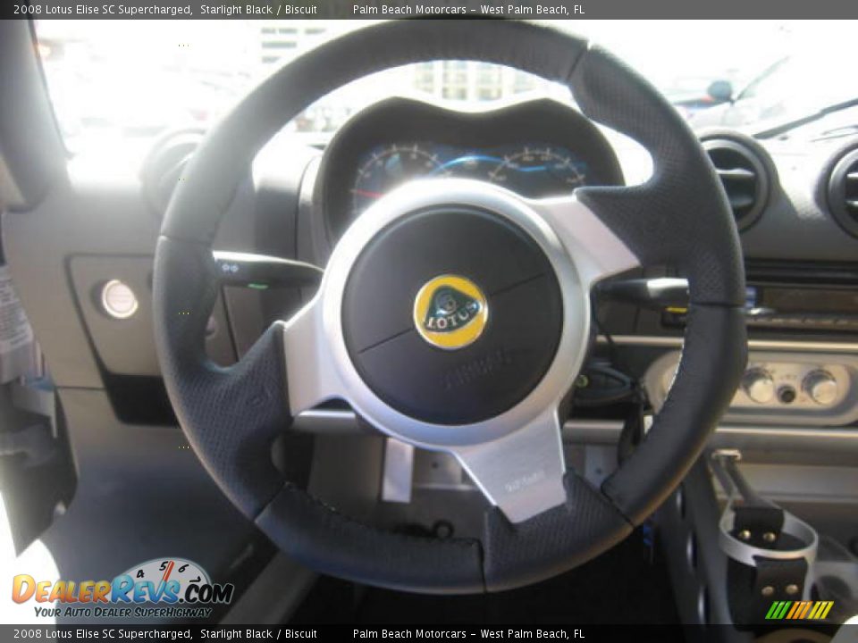 2008 Lotus Elise SC Supercharged Starlight Black / Biscuit Photo #12