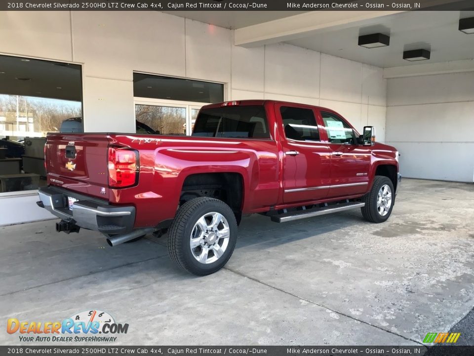 2018 Chevrolet Silverado 2500HD LTZ Crew Cab 4x4 Cajun Red Tintcoat / Cocoa/­Dune Photo #4